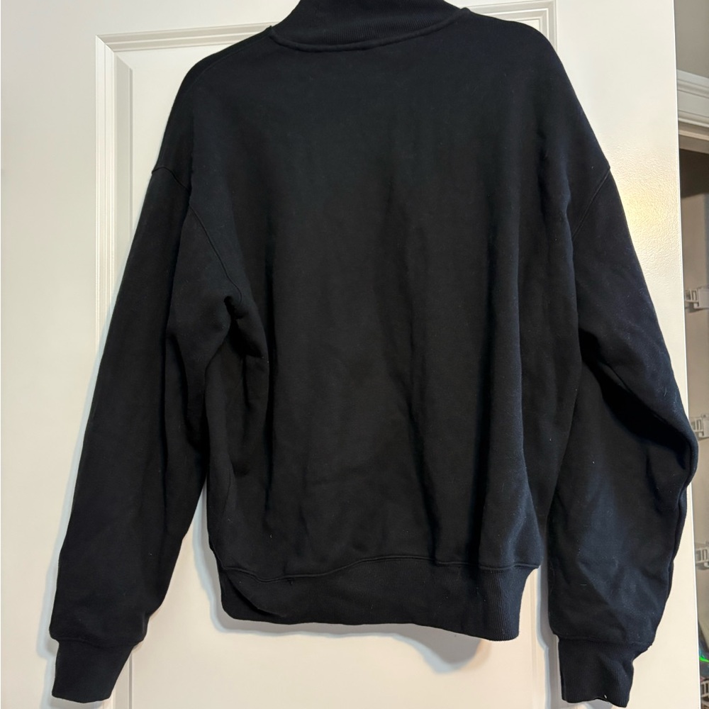SKIMS Black Women's Oversized Crew Neck Sweater